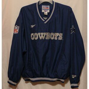 NFL Pullover Windbreaker Dallas Cowboys Pro Line Authentic Reebok XL